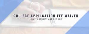 How To Get Application Fee Waiver